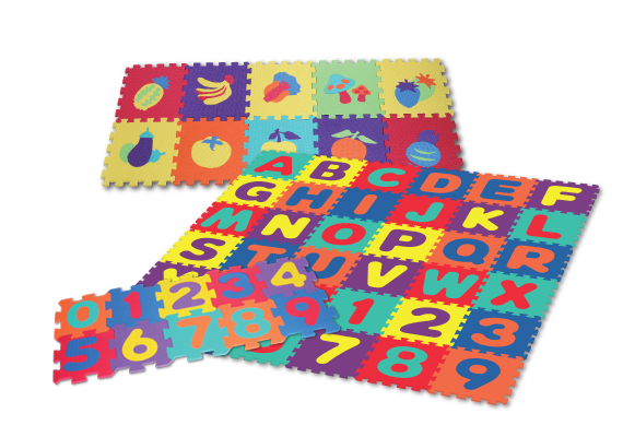Safe EVA Foam puzzle mats. Ideal for Playroom, Daycare & School. Different designs available. Durable and easy tyo clean. 